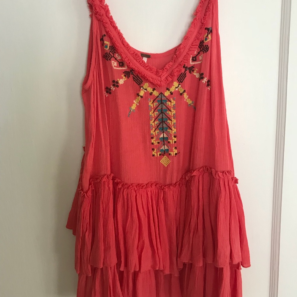 Free People Coral Tank